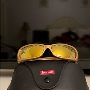 Supreme Gold Frame Sunglasses